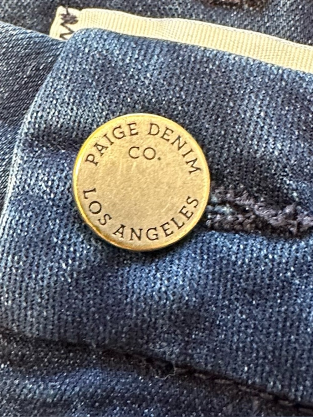 PAIGE Dark Indigo Wide-Leg Jeans - Picture 10 of 11